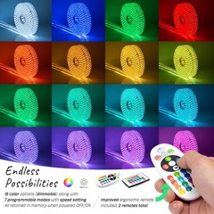 Open Box SMD 5050 LED Flexible Dimming Indoor/Outdoor Light Strip ETL Certified