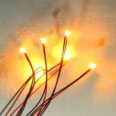 10pcs DIY Light Wired Flashing Led SMD 3V/12V Lamp For Toys Lighting