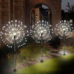 150 LED Solar Firework Lights Outdoor Waterproof Path Lawn Garden Decor Lamp