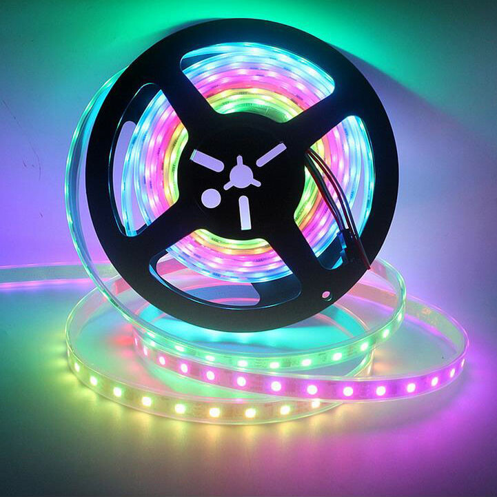 5M WS2811 5050 RGB Dream Color Pixel LED Strip Lights Individual Addressable 12V