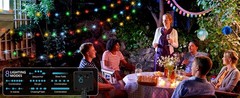 50LED Solar String Light Outdoor Waterproof Flower Fairy Lights for Garden Fence