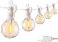 29-209FT Outdoor String Lights G40 LED Waterproof Dimmable Patio Hanging Decor