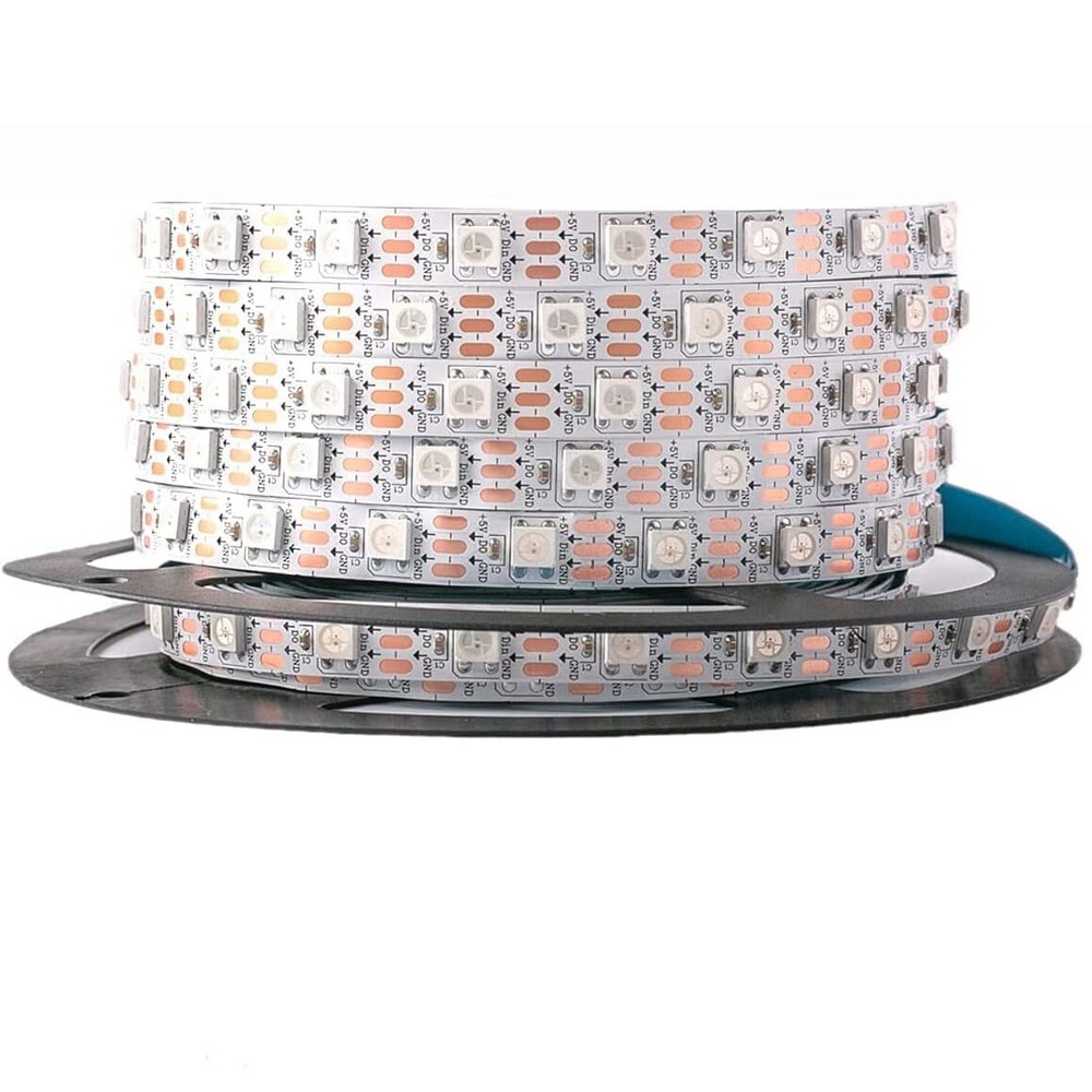 1-5M 5V WS2812B 5050 RGB LED Strip 30 60 144 150 300 Leds Individual Addressable