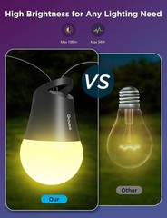 Smart Outdoor String Lights 2, 144ft Outdoor Lights with Dimmable Warm White …