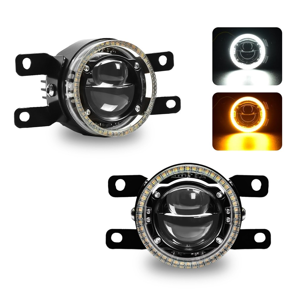 Angel Eye Laser LED Fog Lights with DRL HB&LB For 2016-2025 Honda Civic Sedan…