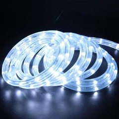 Super Bright Solar Rope Fairy Lights 100 LED Strip Outdoor Garden Landscape Lamp