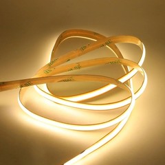 COB LED Strip Light 12V 24V Cut Free Flexible Tape 528 LEDs Linear Lighting