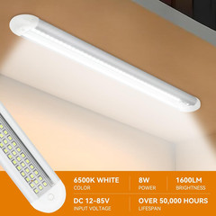 RVZONE 12V LED Interior Light Bar | 120Leds 1800LM 8W DC 12 Volt Led Strip Light