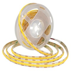 USB 5V COB LED Strip 8mm Cuttable Dimmable Tape Light Warm White For PC TV