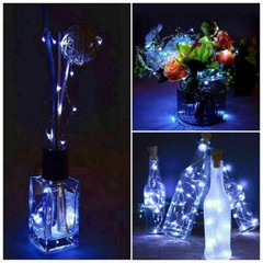 20 Pack 6.6ft 20 LEDs Battery Operated Mini LED Copper Wire String Fairy Lights
