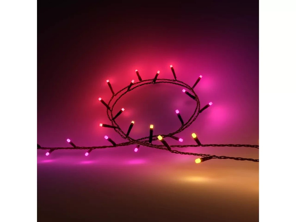 Philips Hue Indoor/Outdoor 26-Foot Festavia String Lights 100 Mini Color LEDs