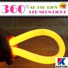 360 Neon Led AC 110 120V 360 Degree NEON LED Light Strip Flexible Waterproof