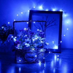 6 Pack Blue Fairy String Lights Battery Operated Fairy Lights Starry String L…