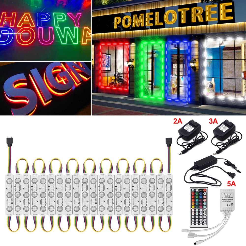 Storefront LED Lights for Business LED Module RGB SMD 3 LED 5050 Waterproof New