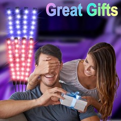5V LED Strip Lights for Cars with USB Adapter, Car Interior LED Lights,