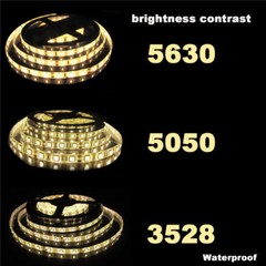 5M-20M 300-1200Led 5630 5050 3528 SMD Flexible LED Strip Lights Lamp Tape DC 12V