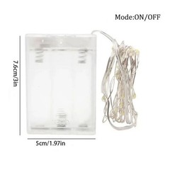 Battery Operated Copper Wire LED Fairy String Lights DIY Home Party Decorations