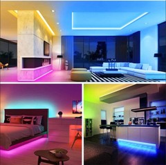 IP68 Waterproof Addressable Dream Color COB Strip Light Outdoor Pool Strip Light