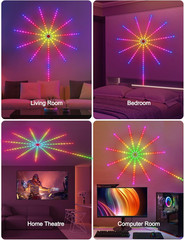 Smart Firework LED Lights, RGB Dream Color LED Lights for Bedroom, LED Strip Lig