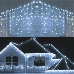 Christmas Lights Outdoor Decorations 96-960 LED 8 Modes Curtain String Light US