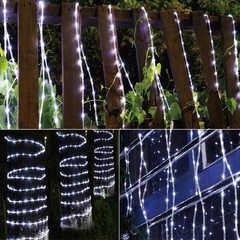 🔥 50 FT Cool White Thick LED Rope Light Accent Indoor Outdoor Waterproof Rope