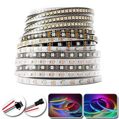 5V SK6812 RGBW RGBWW 4 in 1 LED Light strip Similar WS2812B Addressable Led Tape