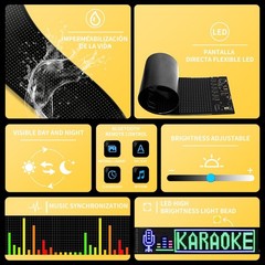 LED Matrix Pixel Panel USB 5V Flexible Addressable RGB Pattern Scrolling Display