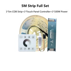 COB Running Water Flowing LED Strip Light WS2811 24V With RF Touch Controller