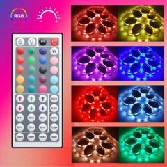 24/44-key WIFI Led Strip SMD 5050 2835 12V RGB Lights Flexible 5-15M 30/60LEDs/m
