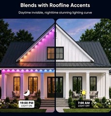 APPECK 50ft Track Kit for Permanent Outdoor Lights Pro C5106, 10 Piece White