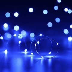 6 Pack Blue Fairy String Lights Battery Operated Fairy Lights Starry String L…