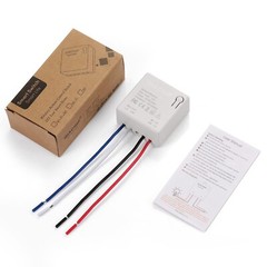Wireless Lights Switch Kit, No WiFi Required, No in-Wall Wiring Needed Remote…