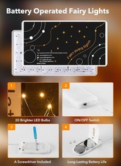 Waterproof Battery Powered Lights for Wedding Party Decor