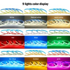 COB LED Strip Light 5V 320LEDs/M Motion Sensor Dimmable Flexible DIY Backlight