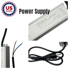 60W-150W Power Supply AC110V to DC12V LED Driver Transformer Adapter Waterproof