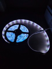 WS2811 LED Strip Lights 16.4ft 5050 RGB 150LED 12v IP65 with IP67 Connector