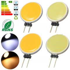 G4 LED Chip COB Light 5W 10W 15W 20W DC 12V Headlight Round Lamp Cool/Warm White