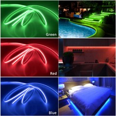24V COB LED Light Strip Waterproof IP68 480LEDs/m Flexible Room Boat Party Decor