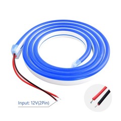 12V Flexible LED Strip Waterproof Sign Neon Lights Silicone Tube 1M 2M 3M 5M USA