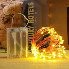 Battery Operated Copper Wire LED Fairy String Lights DIY Home Party Decorations