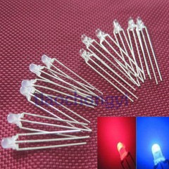 NEW 3mm Dual Bi-Color Red/Green/Blue Super bright/Diffused Bright 3Pin Led diode