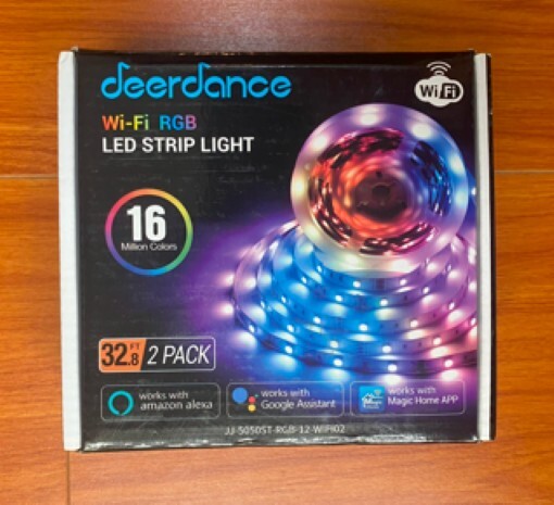 Deerdance Smart LED Strip Lights 32.8 feet / 2 Pack – Bedroom, Living Room, Den