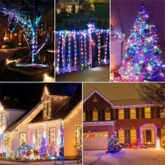 Solar String Lights Outdoor Rope Lights 100led 33ft For Garden Fence Patio Yard