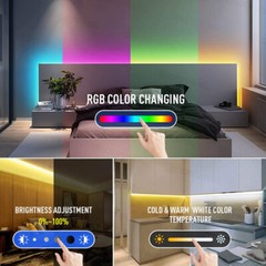 LED Strip Light 2835 5050 5054 5730 RGB CCT RGBCCT RGBW RGBWW DC 12V 24V 5M tape