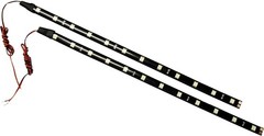 12″ Flexible Red LED Strip Lights – Pack of 2, Cuttable & Waterproof for Cars