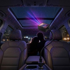 Car Roof Star Night Light, USB Projector Night Light Neon Accent Light Decor …