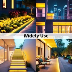 LED Neon Rope Strip Lights Commercial Outdoor Waterproof 110V DIY Decor Lighting