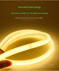220V Waterproof Round Neon Light Energy-saving Silicone Tube Christmas Festival