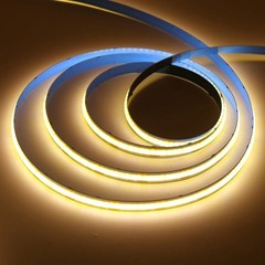5V USB COB LED Strip Light 320 Leds Flexible Tape 8Mm PCB White/Red/Green/Pink/I