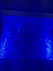 JMEXSUSS 66ft 200 LED Blue Connectable String Lights Plug in Set Of 2 Boxes